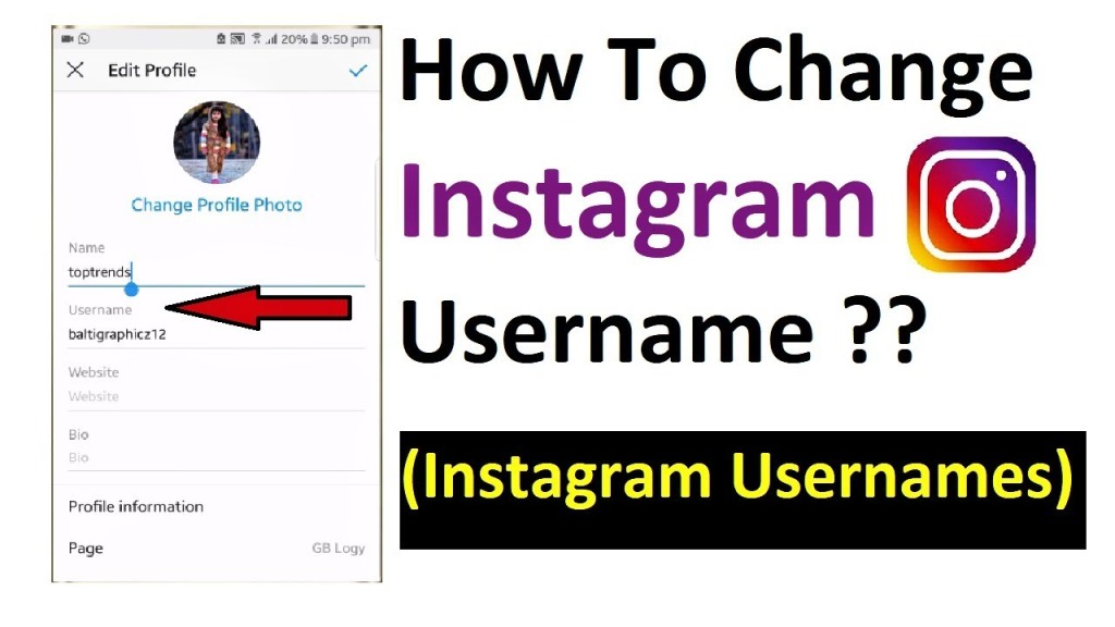 changing instagram username